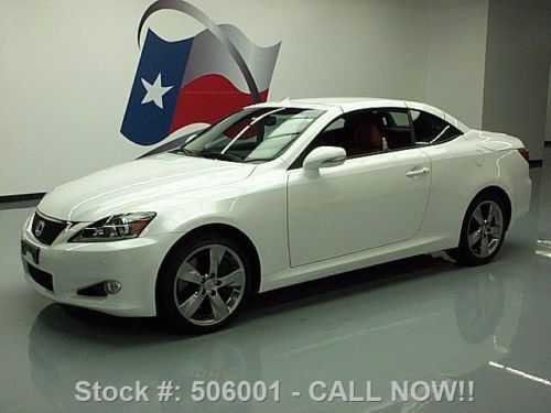 2011 lexus is 350c hard top nav rear cam vent seats 31k texas direct auto