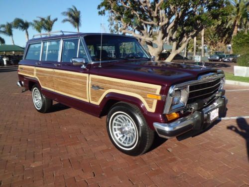 1991 jeep grand wagoneer limited 4x4 / 80k mi / loaded!