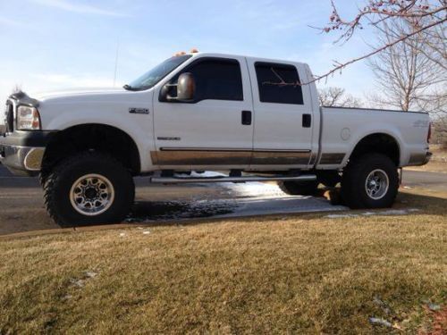 1999 ford f250 xlt 4x4 lifted power stroke 7.3l crew cab