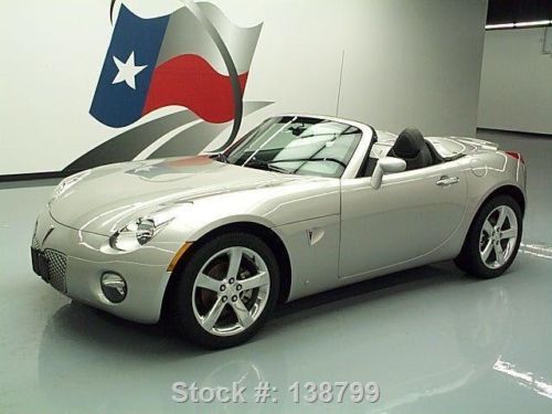 2007 pontiac solstice roadster 5-speed leather only 37k texas direct auto