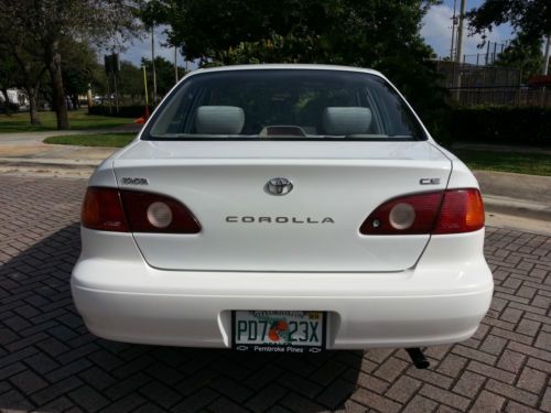 2002 Toyota Corolla CE Sedan 4-Door 1.8 Low Miles 1 Owner Drive Anywhere Florida, US $4,800.00, image 8