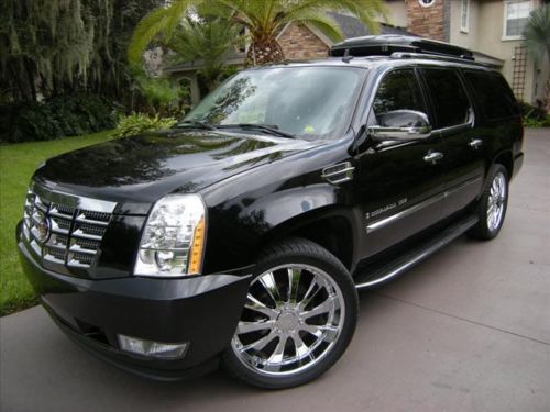 2007 cadillac escalade esv awd nav - no reserve!