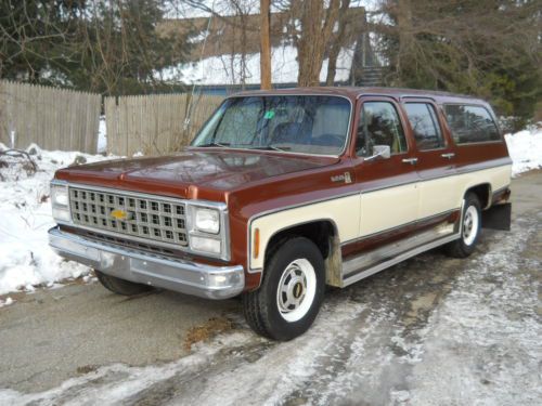 1980 chevy suburban scottsdale 20, 3/4 ton