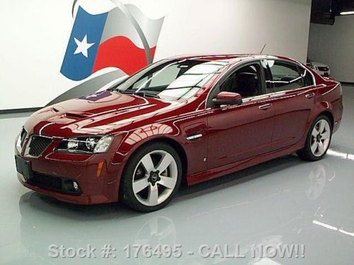 2009 pontiac g8 gt sport premium htd leather 19&#039;s 61k texas direct auto