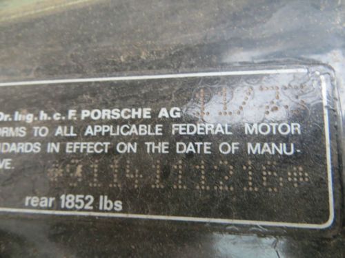 Barn find, Solid rust free roller, great Fuchs, non Coupe Carerra 911S 912, image 9