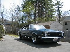 1968 camaro ss unique blue color 350 crate auto turbo tranny