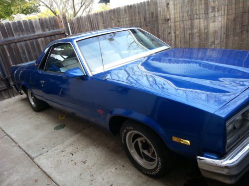 1978 chevrolet el camino base standard cab pickup 2-door 5.7l