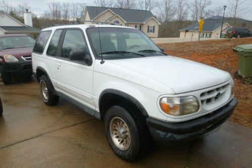 1998 ford explorer sport 5 speed 2 dr. my daily driver runs and drives.