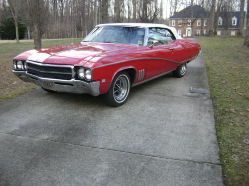 1969 buick skylark custom convertible 2-door 5.7l