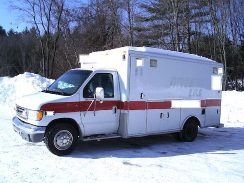 1999 ford e450 7.3l turbo diesel aev traumahawk type iii ambulance no reserve!!!