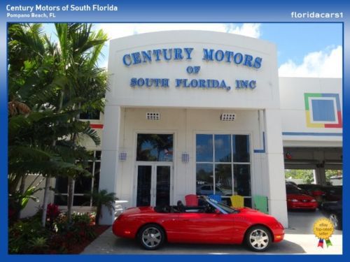 2003 ford thunderbird 3.9l v8 auto low mileage two tone leather loaded