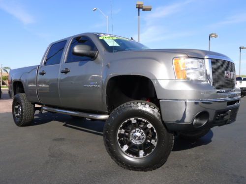 2008 gmc sierra 2500 hd crew cab duramax diesel sle 4x4 fabtech lifted truck