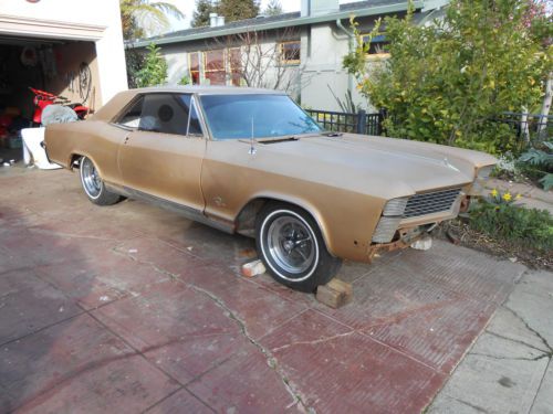 1965 buick riviera gran sport 425/360 horse dual quads california yard find