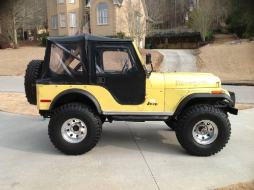 1978 jeep cj-5 renegade levis edition unrestored original paint cj 4x4 cj5