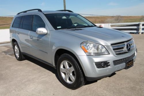 2007 mercedes-benz gl450 4wd awd 4x4 silver black leather 107k miles sunroof