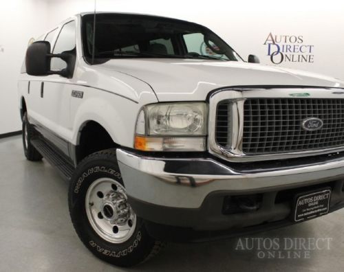 We finance 04 excursion xlt 4wd 1 owner clean carfax 3rd row turbo diesel v8 cd