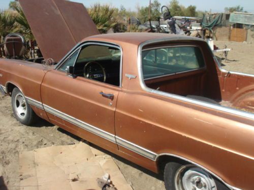 Rare 1967fordranchero  500xl model  runnig good   goodcond  390   auto  and air