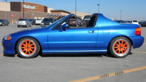 94 honda civic del sol si w/ built 12.5:1 b18c gsr vtec swapped ctr cams rsx itr