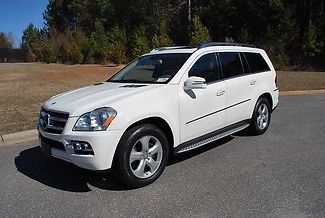 2011 mercedes benz gl 450 white/beige 4x4,7 passanger 28k miles warranty mint