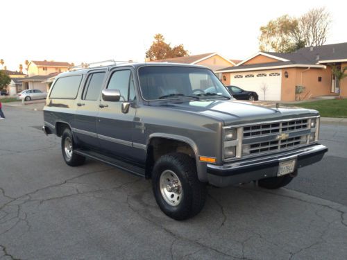 1988 SUBURBAN 150O SERIES 4X4 89K ACTUAL MILES 113 PICTURES HD VIDEO NO RESERVE, image 3