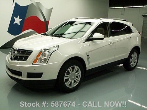 2011 cadillac srx lux pano sunroof nav rear cam 34k mi texas direct auto