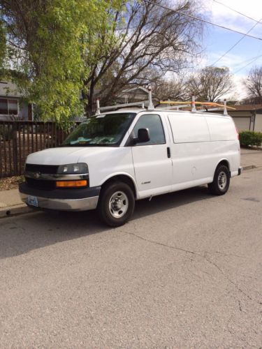 2005 chevy express access van 1 ton cargo shelving