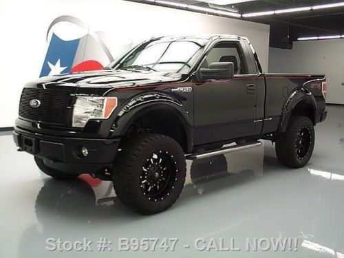 2011 ford f-150 stx reg cab  5.0l 4x4 lifted 20&#039;s 33k! texas direct auto