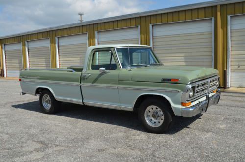 1971 ford f-100 sport custom nice original low mile half ton pickup