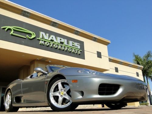 03 ferrari 360 spider f1 - service records - daytonas - modulars - no stickys!!!