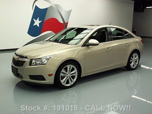 2011 chevy cruze ltz turbo heated leather sunroof 49k texas direct auto