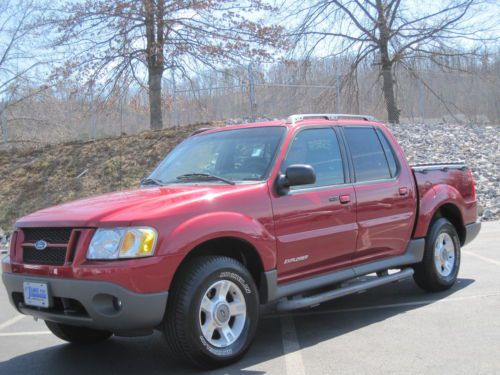 Ford explorer sport trac 2001 xlt 4wd leather roof low reserve set a+