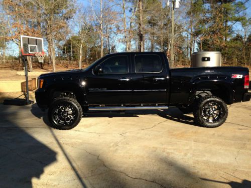 2011 black gmc 2500hd denali duramax diesel 4x4