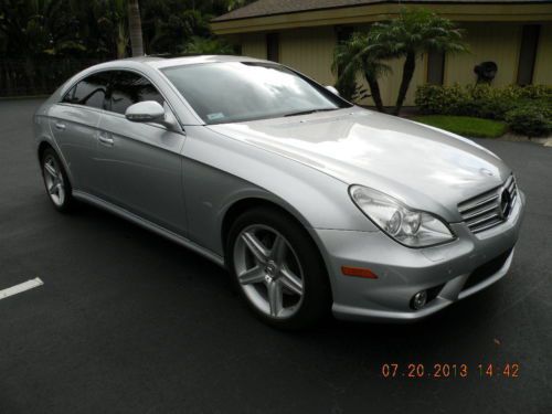 08 mercedes cls 550. silver with black leather interior. only 40,000 miles.