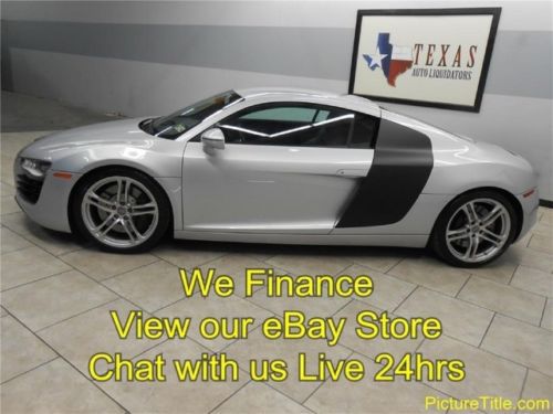 09 r8 gps navi backup camera v8 leather heated seats texas