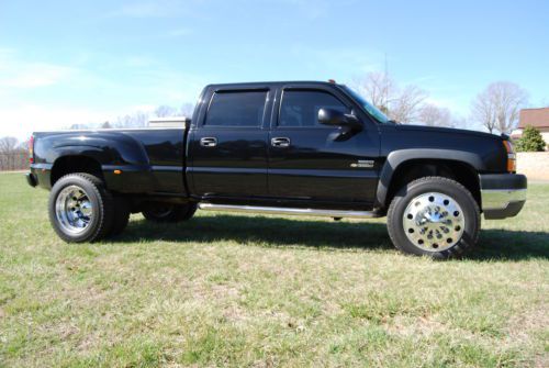 2003 chevrolet silverado 3500 lt crew cab pickup 4-door 6.6l duramax 1 owner 4wd