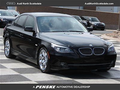 08 bmw 535  series    black  leather   sun roof    one owner
