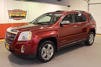 2012 terrain slt-2 awd sunroof chromes red black heated leather camera warranty