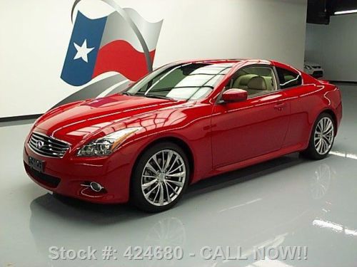 2012 infiniti g37 journey coupe premium sunroof nav 15k texas direct auto