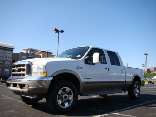 2004 ford f250 king ranch 4x4 diesel crew cab no reserve