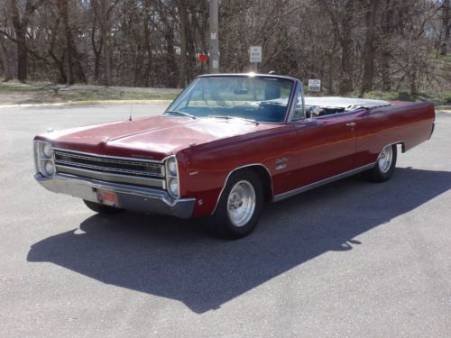 1968 plymouth sport fury  convertible 440 engine factory a/c