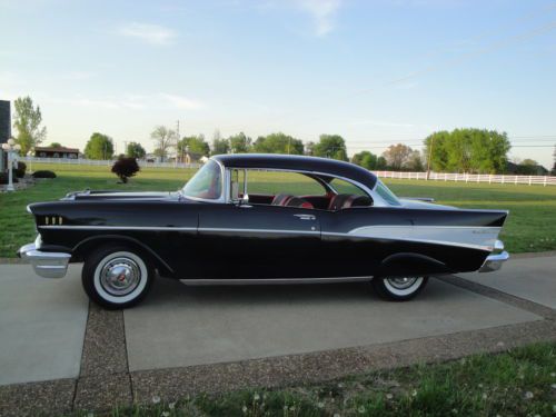 1957 Chevrolet sport Coupe nut and bolt restoration hot-rod (all-new)  MUST SEE, image 3