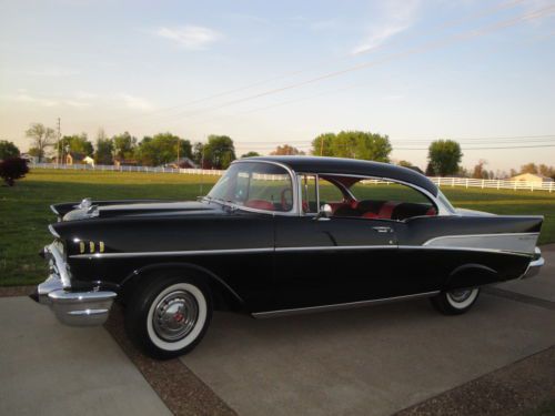 1957 Chevrolet sport Coupe nut and bolt restoration hot-rod (all-new)  MUST SEE, image 21