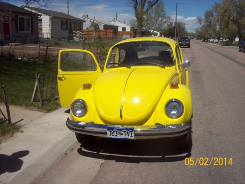 1974 volkswagen super beetle classic  totally restored