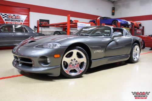 2002 dodge viper rt/10 roadster 24,779 miles graphite metallic hardtop