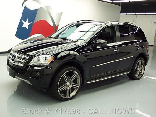 2011 mercedes-benz ml350 sunroof nav rear cam 22&#039;s 40k texas direct auto