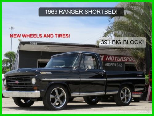 Restored 1969 ford ranger shortbed! super rare big block 391! must see! fl!