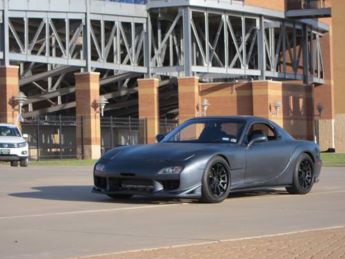 1994 mazda rx-7 single turbo 5 spd shine auto wide body grey on black fd fd3s