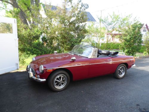 1973 mg mgb convertible