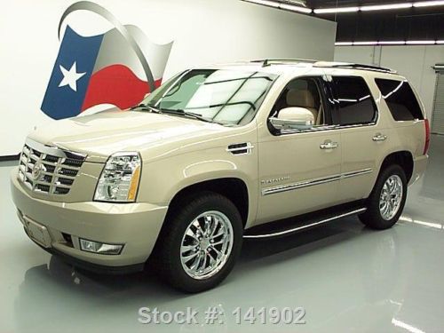 2009 cadillac escalade ultra sunroof nav dvd 20&#039;s 67k texas direct auto