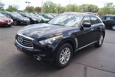 2013 infiniti fx37 awd, premium package, black/tan, navigation, roof, 6252 miles